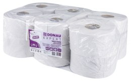 Papier toaletowy makulaturowy DONAU EXPERT Jumbo, 1-warstwowy, 750 listków, 12szt., biały