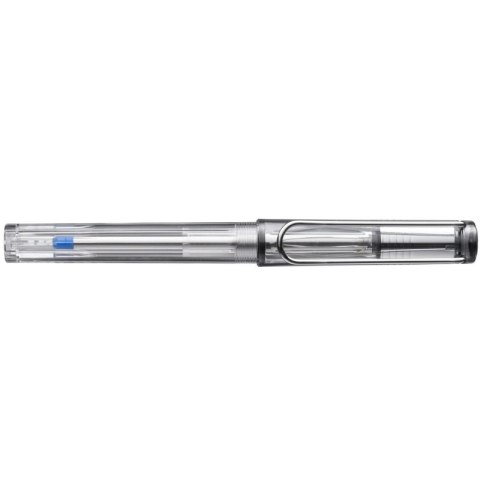 Pióro kulkowe LAMY Safari 312, M, z czarnym wkładem, transparentny