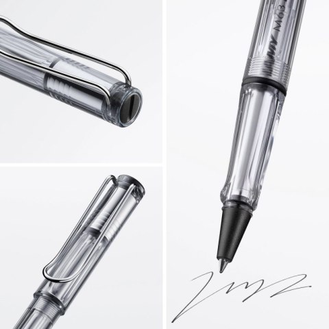 Pióro kulkowe LAMY Safari 312, M, z niebieskim wkładem, transparentny
