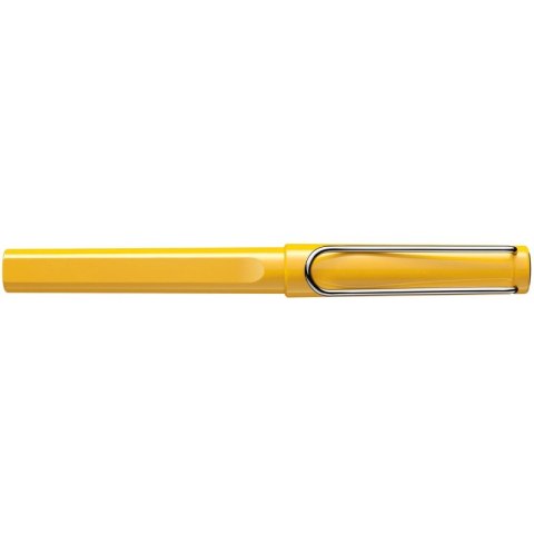 Pióro kulkowe LAMY Safari 318, M, z czarnym wkładem, żółte