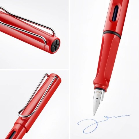 Pióro wieczne LAMY Safari 016, M, czerwone