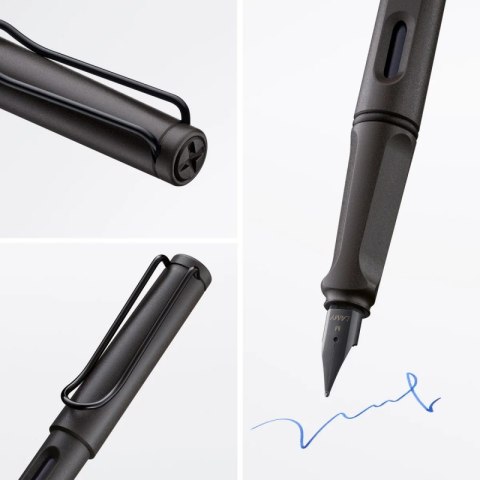 Pióro wieczne LAMY Safari 0E2, M, grafitowo-czarne