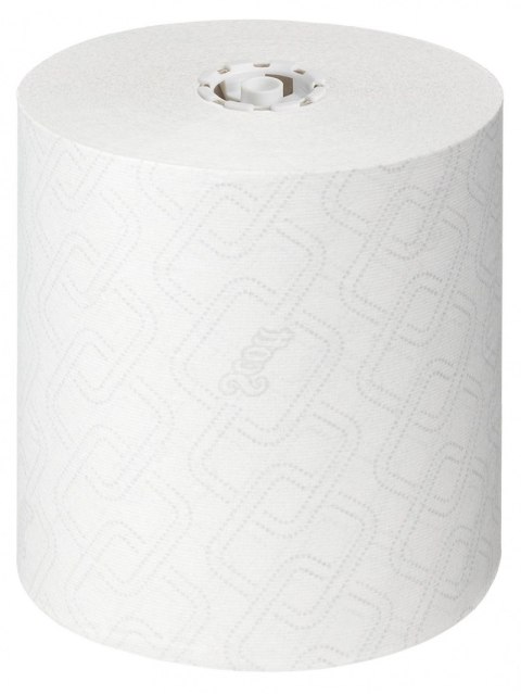 Ręcznik papierowy w roli SCOTT Essential, 1-warstwowy, 350 m, 1400 listków, 6 rolek, biały