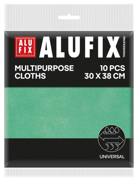 Ściereczki wielofunkcyjne ALUFIX Professional, 30x38cm, 10 szt., zielone