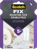 Taśma montażowa dwustronna SCOTCH-FIX Mirror (4496W-1950-P), 19mmx5m, biała