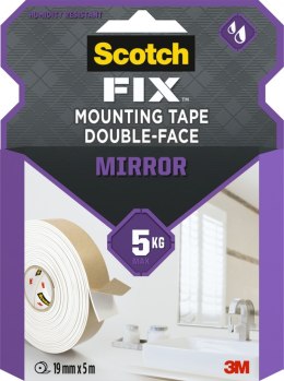 Taśma montażowa dwustronna SCOTCH-FIX Mirror (4496W-1950-P), 19mmx5m, biała