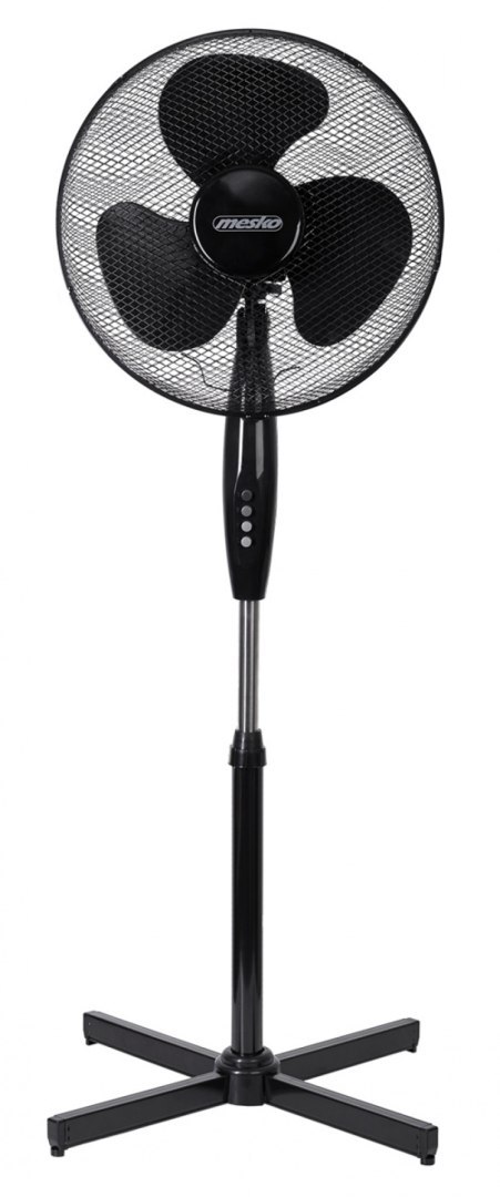 Wentylator MESKO, stojący, śr. 40cm, 90W, czarny