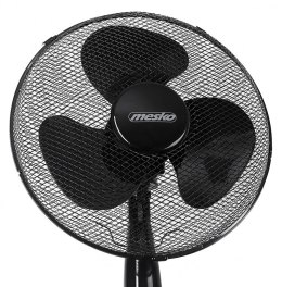Wentylator MESKO, stojący, śr. 40cm, 90W, czarny