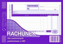 231-3 Rachunek A5 dla zwolnionych podmiotowo z VAT (poziom) MICHALCZYK i PROKOP