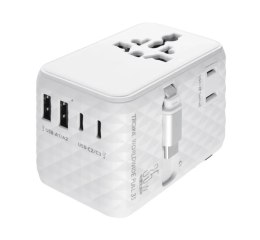 Adapter do ładowania TROIKA Worldwide Pull 35, biały