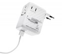 Adapter do ładowania TROIKA Worldwide Pull 35, biały