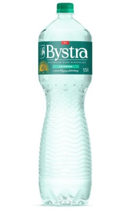BEZ KAUCJI Woda BYSTRA 1.5l gazowana zgrzewka 6 szt.