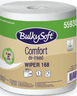 BulkySoft Comfort de-inked EKOLOGICZNE czyściwo papierowe 2w. 168m, 800 odcinków 55936