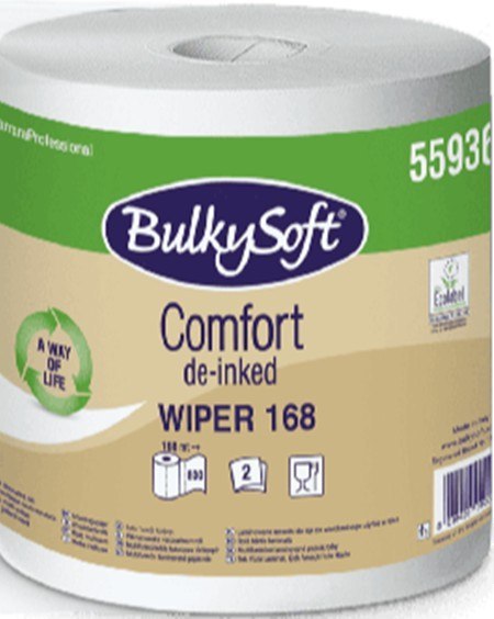 BulkySoft Comfort de-inked EKOLOGICZNE czyściwo papierowe 2w. 168m, 800 odcinków 55936
