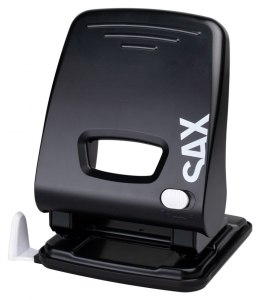 Dziurkacz SAX 358 EasyPro M, dziurkuje do 30 kartek, czarny
