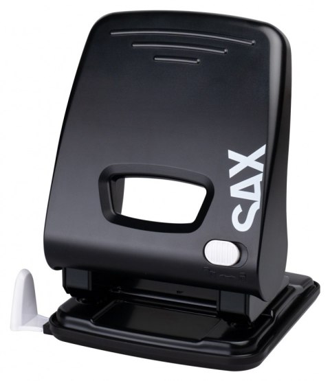 Dziurkacz SAX 358 EasyPro M, dziurkuje do 30 kartek, czarny