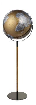 Globus TROIKA Apollo Light Flex, śr. 43 cm, wys. 1,32 m, dotykowy, srebrny