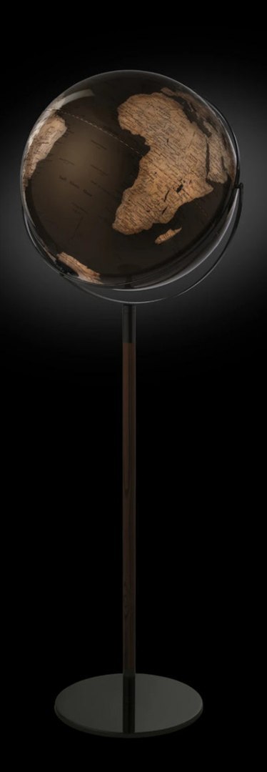 Globus TROIKA Apollo Light Flex, śr. 43 cm, wys. 1,32 m, dotykowy, srebrny