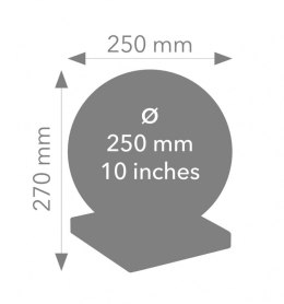 Globus TROIKA Explorer 360, śr. 25 cm, dębowa podstawa, fizyczny, granatowy