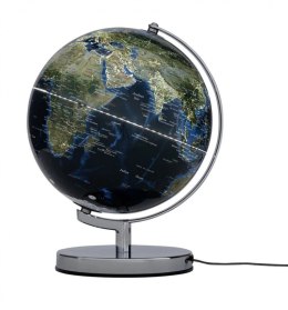 Globus TROIKA Terra Light, śr. 25 cm, oświetlenie, błyszczący, niebiesko-zielony