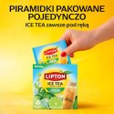Herbata LIPTON, do parzenia na zimno, mięta i limonka, 10 torebek