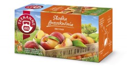 Herbata TEEKANNE, zielona, brzoskwinia, 20 kopert