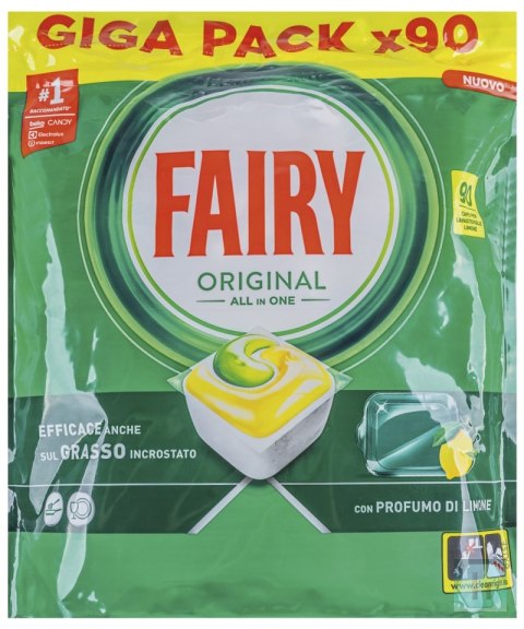Kapsułki do zmywarki FAIRY Professional All-in-One Lemon, 90 szt.