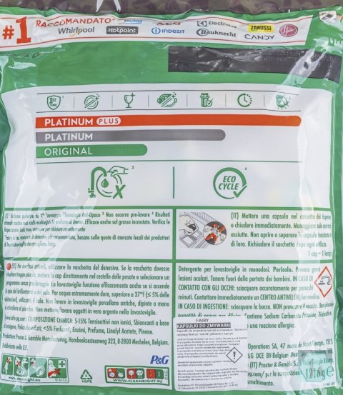 Kapsułki do zmywarki FAIRY Professional All-in-One Lemon, 90 szt.