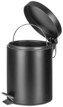 Kosz ze stopką Donau Home, wolnoopadający, 5l, czarny