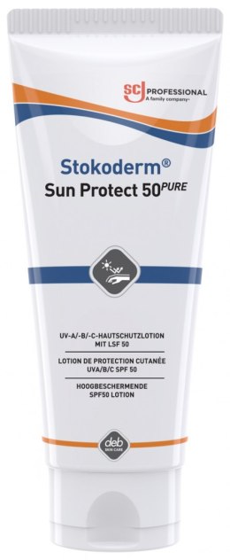 Krem ochronny przeciwsłoneczny DEB Stokoderm Sun Protect 50 Pure, SPF50, tubka, 100ml