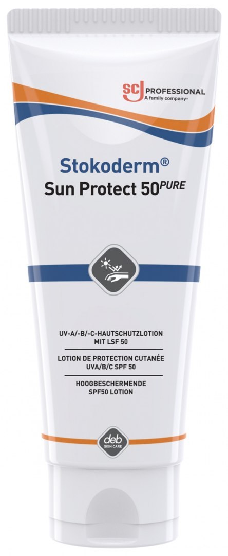 Krem ochronny przeciwsłoneczny DEB Stokoderm Sun Protect 50 Pure, SPF50, tubka, 100ml