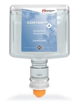 Mydło w pianie DEB Clear Foam Pure, wkład do dozownika bezdotykowego, 1,2l, bezzapachowe