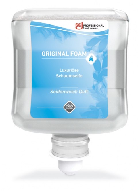 Mydło w pianie DEB Original Foam, wkład do dozownika, 1l, gładkość jedwabiu