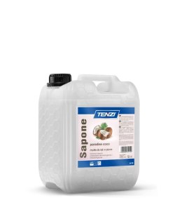 Mydło w płynie TENZI, zapach kokosowy, Sapone Paradise Coco, 5l