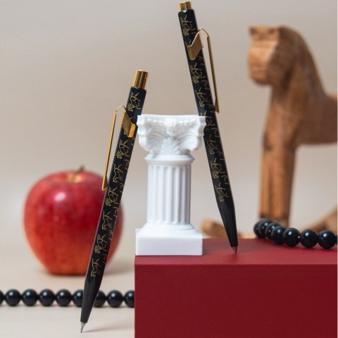 Ołówek mechaniczny CARAN D'ACHE 844 Horse, 0,5mm, w pudełku, czarny