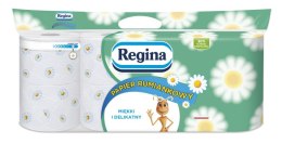 Papier toaletowy REGINA Rumiankowy, 3-warstwowy, 18m, 150 listków, 8 rolek, biały