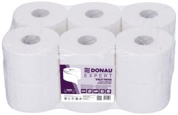 Papier toaletowy celulozowy DONAU EXPERT Jumbo, 2-warstwowy, 500 listków, 12szt., biały
