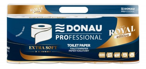 Papier toaletowy celulozowy DONAU PROFESSIONAL, 3-warstwowy, 200 listków, 10szt., biały