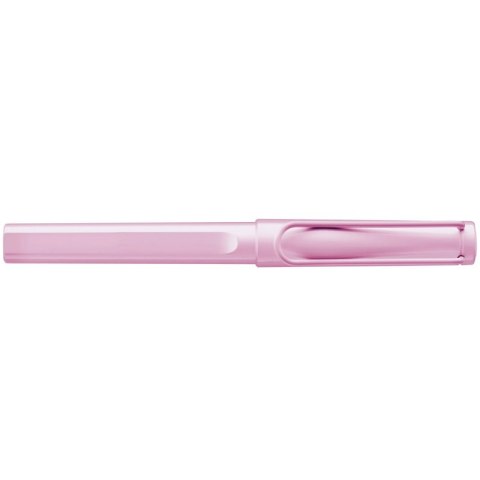 Pióro kulkowe LAMY Safari 3D2, M, z czarnym wkładem, jasnoróżowy