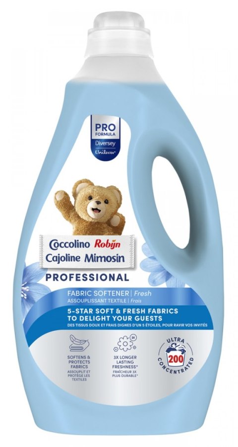 Płyn do płukania COCCOLINO Diversey Fresh, do 200 prań, 5l