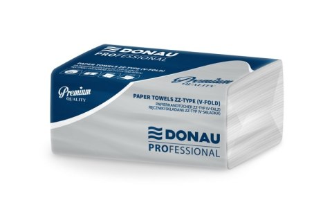 Ręcznik ZZ celulozowy DONAU PROFESSIONAL, 2-warstwowy, 3000 listków, 20szt., biały