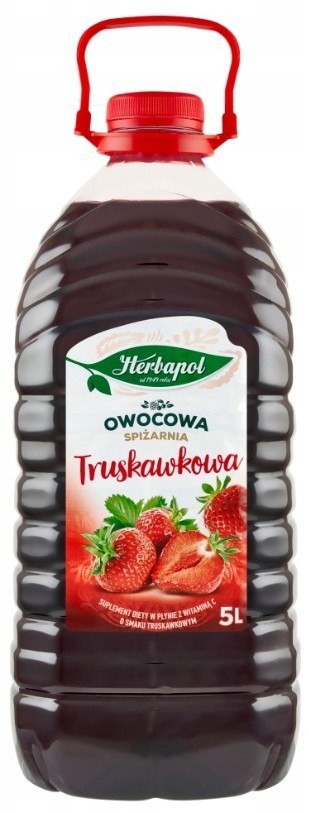 Syrop HERBAPOL Truskawka, 6500g/5l