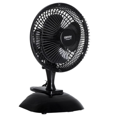 Wentylator CAMRY, biurkowy, z klipsem, śr. 15cm, 30W, czarny