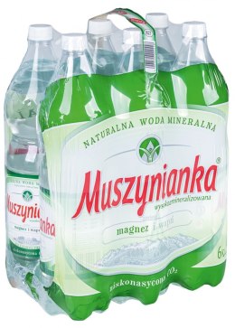 Woda MUSZYNIANKA, niegazowana, 1,5l, kaucja