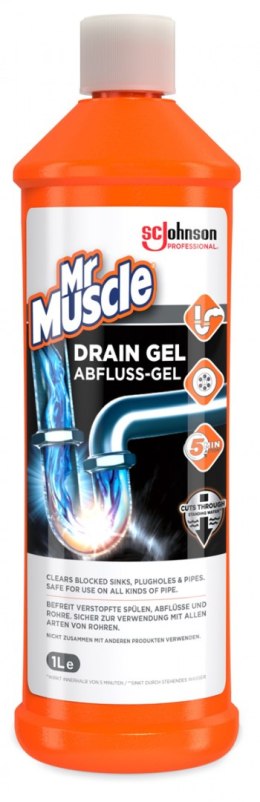 Żel do udrażniania rur MR MUSCLE Drain Gel, 1l
