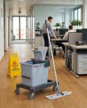 Zestaw VILEDA Professional UltraSpeed Pro, wózek jednowiaderkowy z wkładem r-MicroLite Max mop