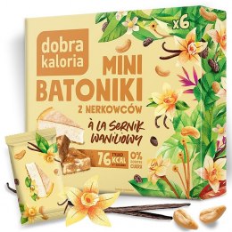 Baton DOBRA KALORIA, z nerkowców, sernik waniliowy, 6x17g