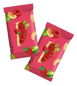 Baton DOBRA KALORIA, z nerkowców, tarta malinowa, 6x17g