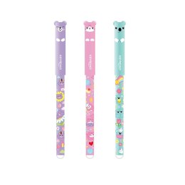 Długopis wymazywalny KEYROAD Bounce Buddies, 0,6mm, 2 szt., blister, niebieski