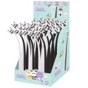 Długopis żelowy KEYROAD Bounce Buddies, 0,5mm, wkład czarny, pakowane na displayu, mix kolorów